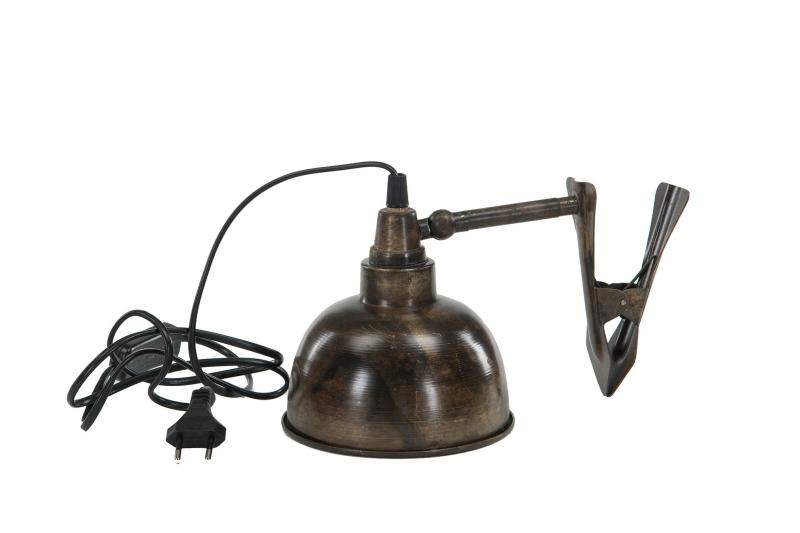 A Lot decoration Lampe/Clip El Brun Antik 15x15cm , hemmetshjarta.dk