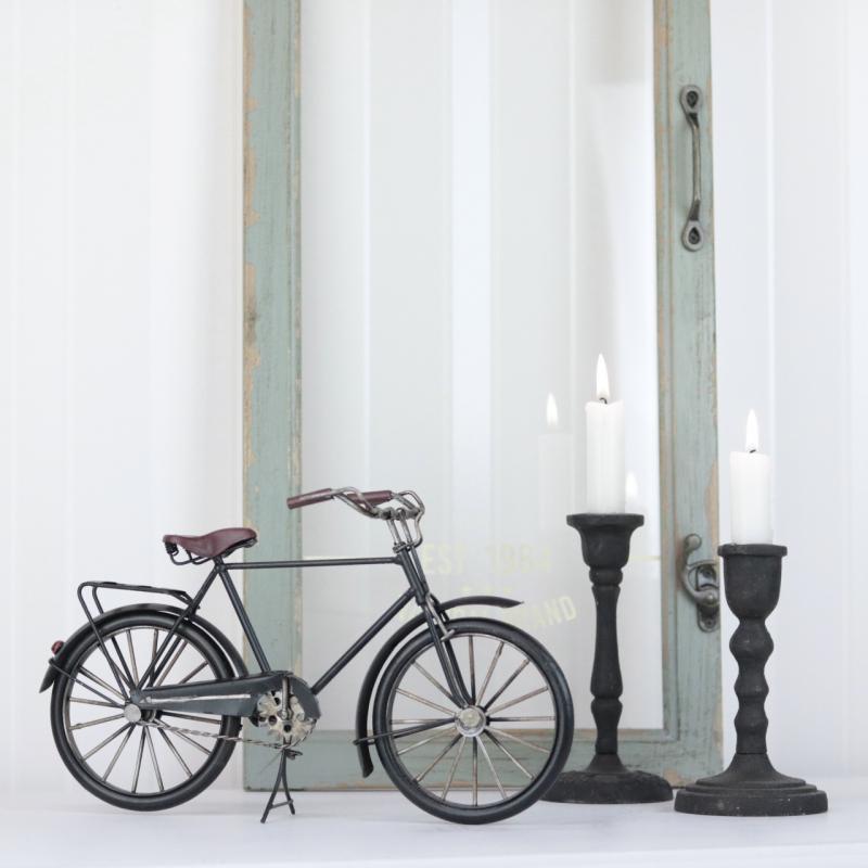 A Lot Dekoration - Metaldekoration Cykel Herre Sort 29 cm , hemmetshjarta.dk