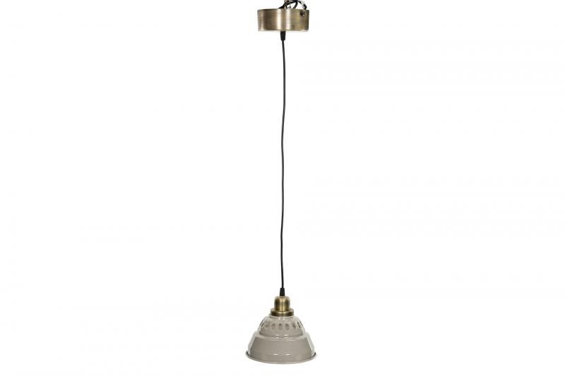 A Lot Dekoration - Loftslampe Liam Emalje Sand 18x16cm , hemmetshjarta.dk