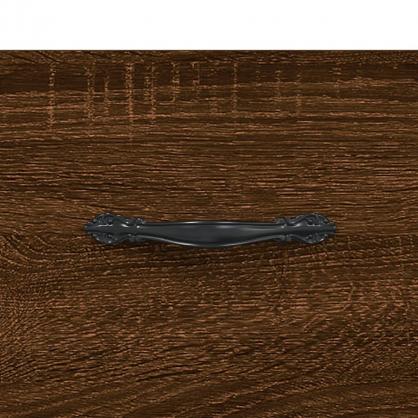 Vgskab brun eg 60x36,5x35 cm konstrueret tr , hemmetshjarta.dk
