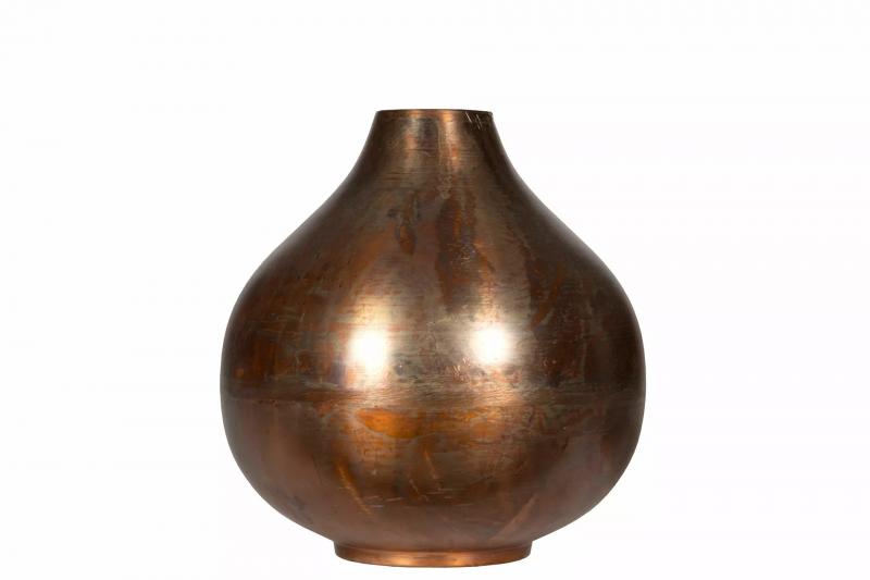 A Lot Dekoration - Vase Ono Kobber 6,5x11x25cm , hemmetshjarta.dk
