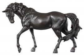 A Lot Dekoration - Dekoration Hest Sort Brun 44 cm , hemmetshjarta.dk