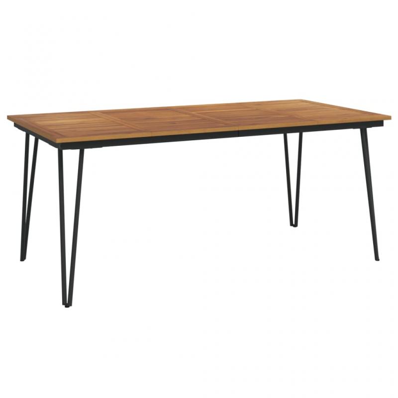 Spisebord til have 180x90x75 cm massivt akacietr , hemmetshjarta.dk