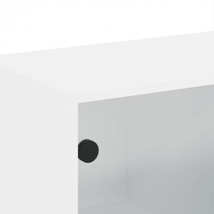 Vgskab hvid 68,5x37x35 cm med glaslger 2 stk , hemmetshjarta.dk