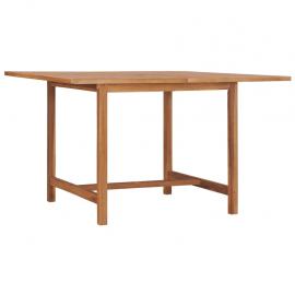 Spisebord til have 110x110x75 cm massiv teaktræ , hemmetshjarta.dk