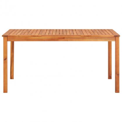 Spisebord til have 150x90x74 cm massivt akacietr , hemmetshjarta.dk