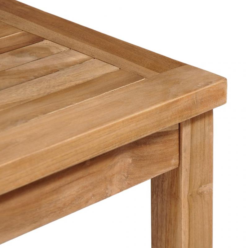 Spisebord til have 80x80x77 cm massiv teaktr , hemmetshjarta.dk