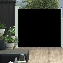 Udtrækkeligt sidemarkise til terrasse sort 100x300 cm , hemmetshjarta.dk