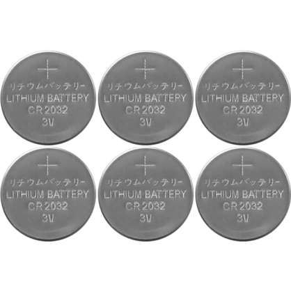 Batteri CR2032 6-pack , hemmetshjarta.dk