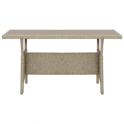 Spisebord til have 120x70x66 cm gr kunstrattan , hemmetshjarta.dk