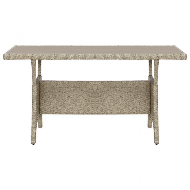 Spisebord til have 120x70x66 cm gr kunstrattan , hemmetshjarta.dk