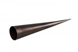 Lysestage / Antikbrun 5x26cm , hemmetshjarta.dk