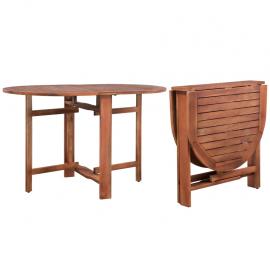 Sammenklappeligt spisebord til have 120x70x74 cm massivt akacietræ , hemmetshjarta.dk