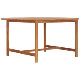 Spisebord til have 150x150x75 cm massiv teaktræ , hemmetshjarta.dk