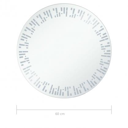 Badevrelsesspejl LED rundt  60 cm , hemmetshjarta.dk