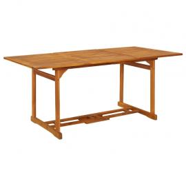 Spisebord til have 180x90x75 cm massivt akacietræ , hemmetshjarta.dk