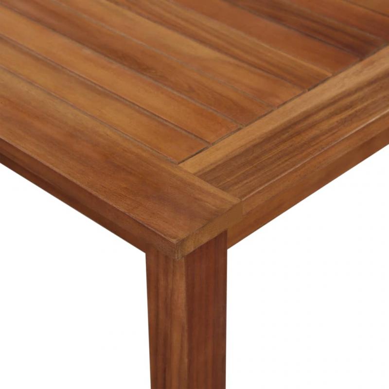 Spisebord til have 85x85x74 cm massivt akacietr , hemmetshjarta.dk