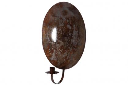 A Lot Dekoration - Lysestage vg Globe Brun Onyx 30x15cm , hemmetshjarta.dk