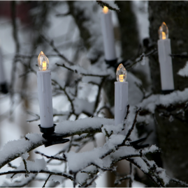 Juletræsbelysning Hvid 10 12cm , hemmetshjarta.dk
