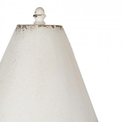 Bordlampe  26x55 cm Hvid Metal skrivebordslampe , hemmetshjarta.dk