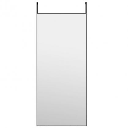 Sidespejl sort 40x100 cm glas og aluminium , hemmetshjarta.dk
