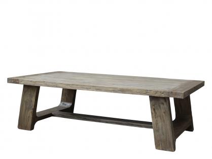 Sofabord i genbrugstr H40/L130/B68 cm natur , hemmetshjarta.dk