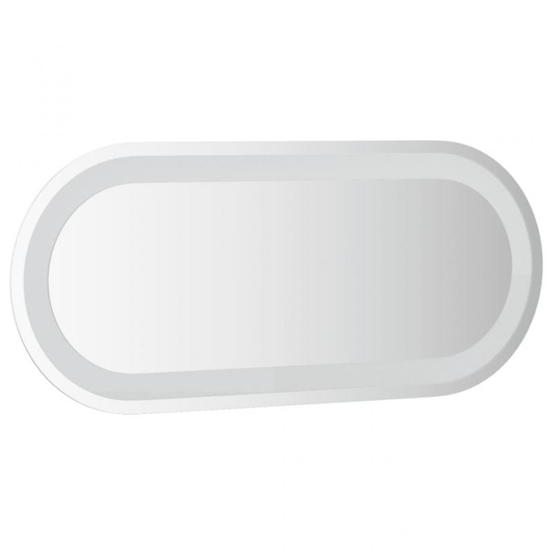 Badevrelsesspejl LED oval 70x30 cm , hemmetshjarta.dk