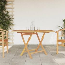 Sammenklappeligt spisebord til have 120x120x75 cm massiv teaktræ , hemmetshjarta.dk