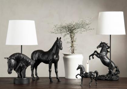 A Lot Dekoration - Bordlampe Hest Stejl 30x13x39 50cm , hemmetshjarta.dk
