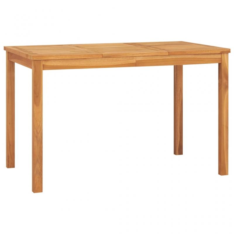 Spisebord til have 120x70x77 cm massiv teaktr , hemmetshjarta.dk