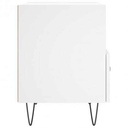 Sengebord 40x35x47,5 cm hvid , hemmetshjarta.dk