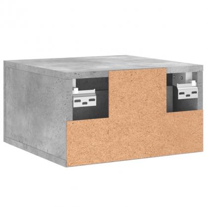 Vgmonteret sengebord betongr 35x35x20 cm , hemmetshjarta.dk