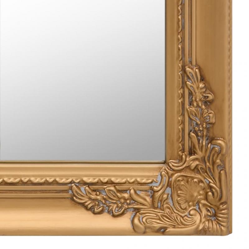 Gulvspejl barok stil guld 50x200 cm , hemmetshjarta.dk