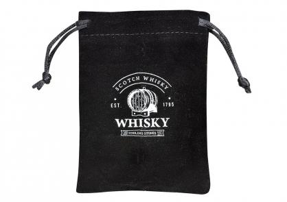 Luksus whiskyst trkasse 6 stlterning 1 pose 2 glas 1 tang (B/H/D) 23x10x21cm , hemmetshjarta.dk