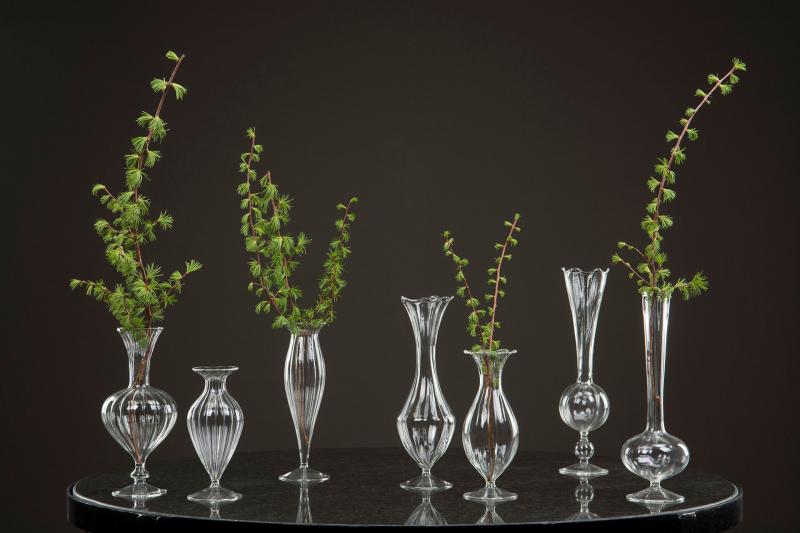 A Lot Dekoration - Vase Glas Nouveau 7,5x17,5cm , hemmetshjarta.dk