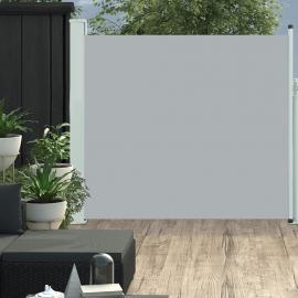 Udtrækkeligt sidemarkise til terrasse grå 170x300 cm , hemmetshjarta.dk
