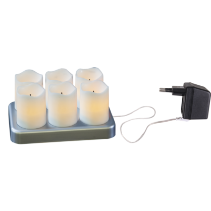 LED-lys 6-pack Chargeme , hemmetshjarta.dk