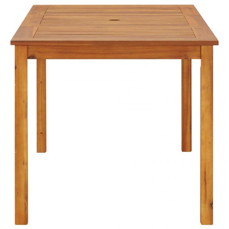 Spisebord til have 140x80x74 cm massivt akacietr , hemmetshjarta.dk