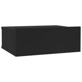 Sengebord svævende 30 x 30 x 15 cm sort , hemmetshjarta.dk
