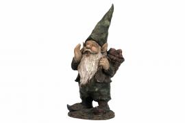 Gnome Poly 23x20x48cm , hemmetshjarta.dk