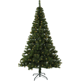 Juletræ med LED Ottawa EL Udendørs Varm Hvid 260 Lys 120x210cm , hemmetshjarta.dk