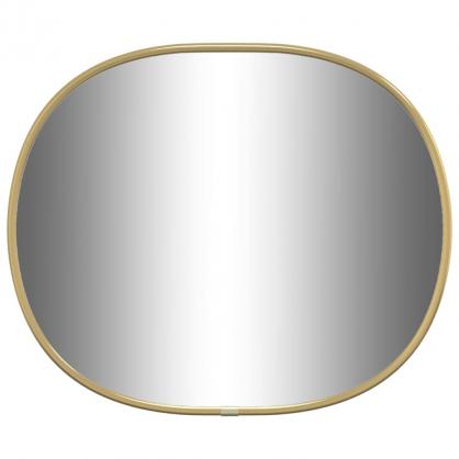 Vgspejl oval guld 30x25 cm , hemmetshjarta.dk