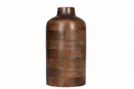 A Lot Dekoration - Vase HOney Wood Brown Ø12x46cm , hemmetshjarta.dk