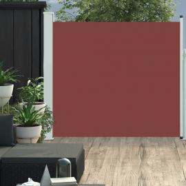 Udtrækkeligt sidemarkise til terrasse brun 170x300 cm , hemmetshjarta.dk