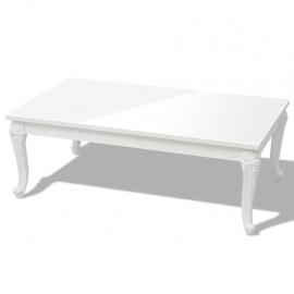 Sofabord klassisk 115x65x42 cm højglans hvid , hemmetshjarta.dk