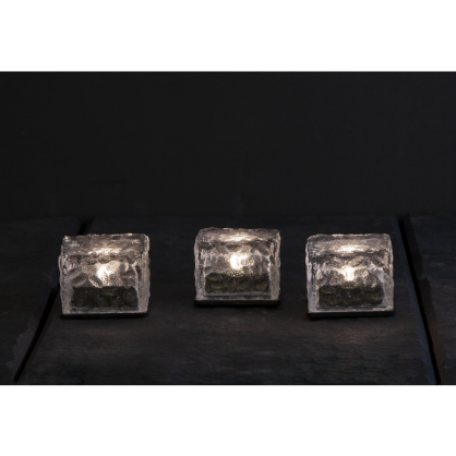 Solcellebelysning Icecube 3-pack , hemmetshjarta.dk