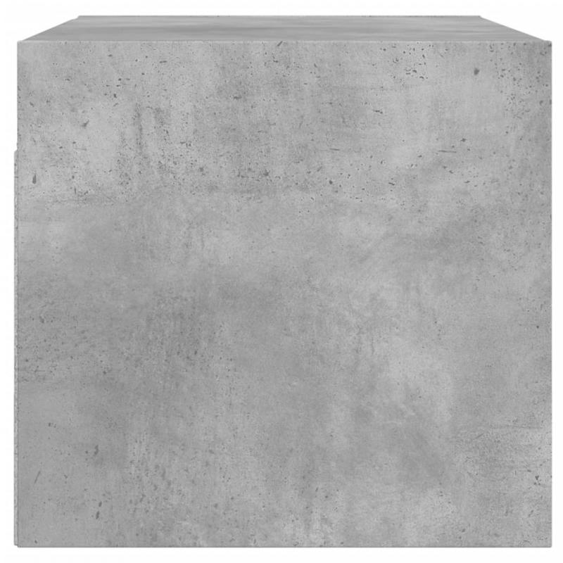 Vgskab betongr 68,5x37x35 cm med glaslger 2 stk , hemmetshjarta.dk