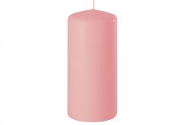 Bloklys Støvet rosa 15 cm , hemmetshjarta.dk