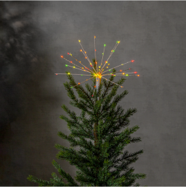 Topstjerne juletræ 100 LED Batteridrevet , hemmetshjarta.dk