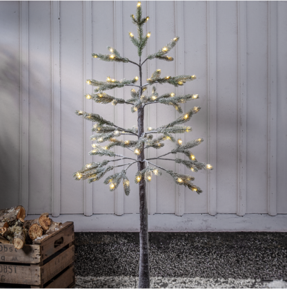 Juletr med LED Tanne 95 lys 120 cm , hemmetshjarta.dk